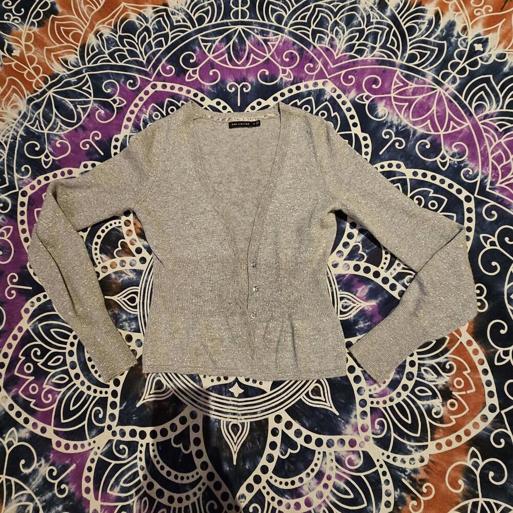 THE LIMITED Women's Silver Cardigan